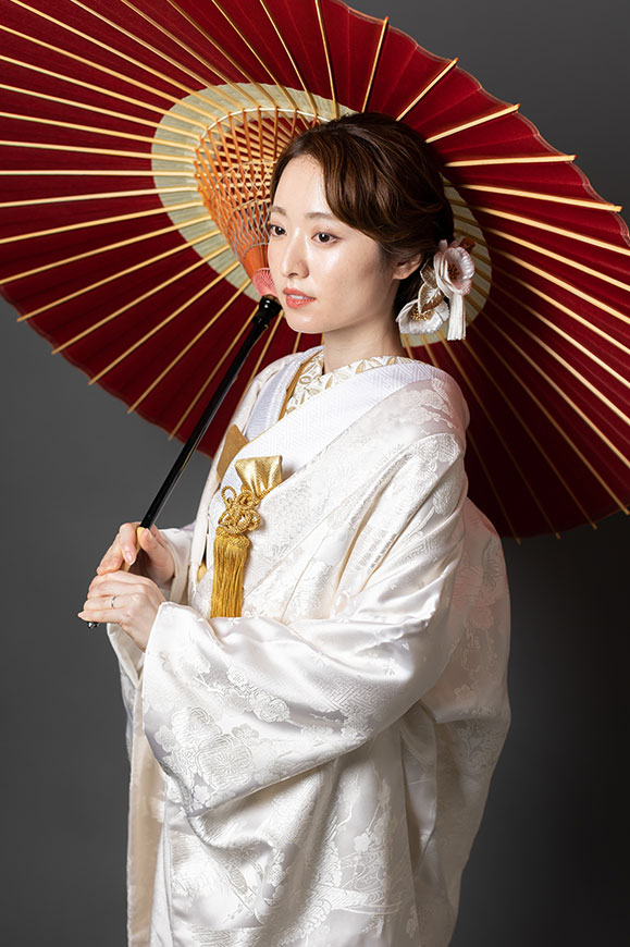 フォトウエディングの白無垢/色打掛プラン新郎新婦6